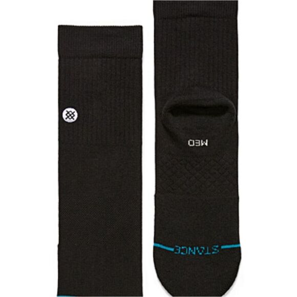 Stance Icon Casual Combed Cotton Blend Quarter Height Light Cushion Socks - Picture 1 of 6